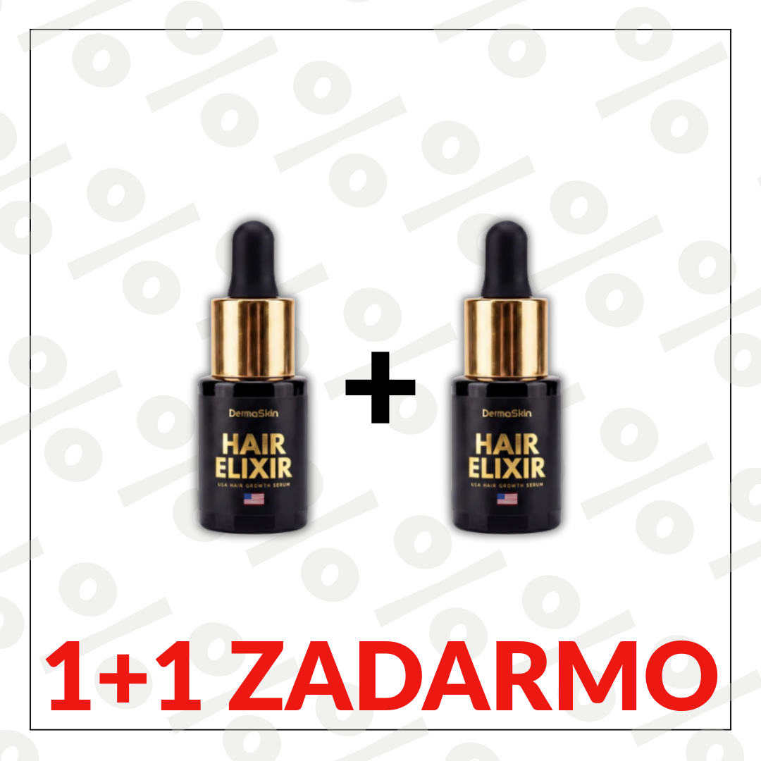 1+1 Zadarmo USA Hair Elixir pre mužov – extrémne účinne naštartuje rast vlasov a zastaví ich vypadávanie