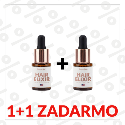 1+1 Zadarmo USA Hair Elixir Pre Ženy – Mimoriadne Účinne Naštartuje Rast Vlasov A Zastaví Ich Vypadávanie