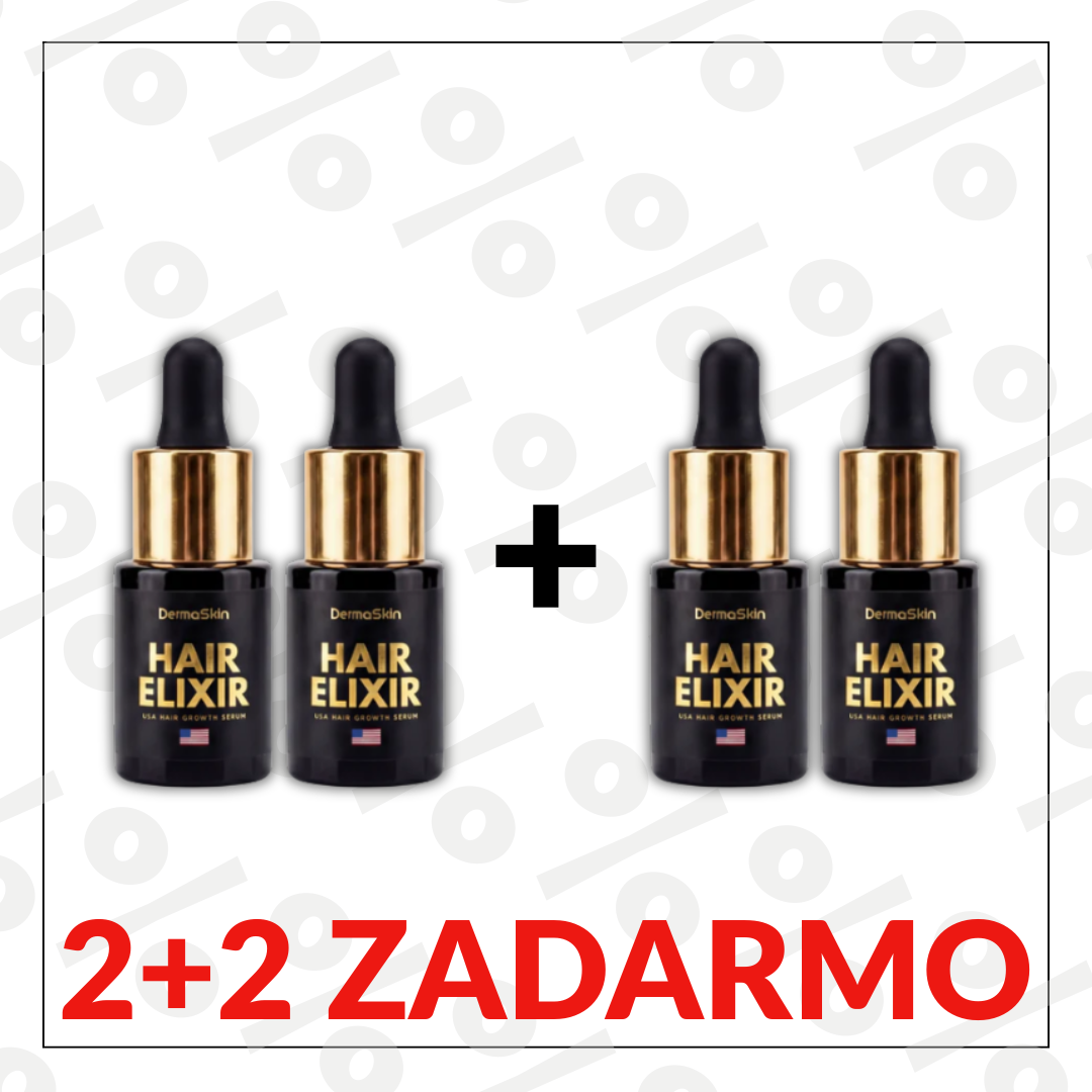 2+2 Zadarmo USA Hair Elixir pre mužov – extrémne účinne naštartuje rast vlasov a zastaví ich vypadávanie