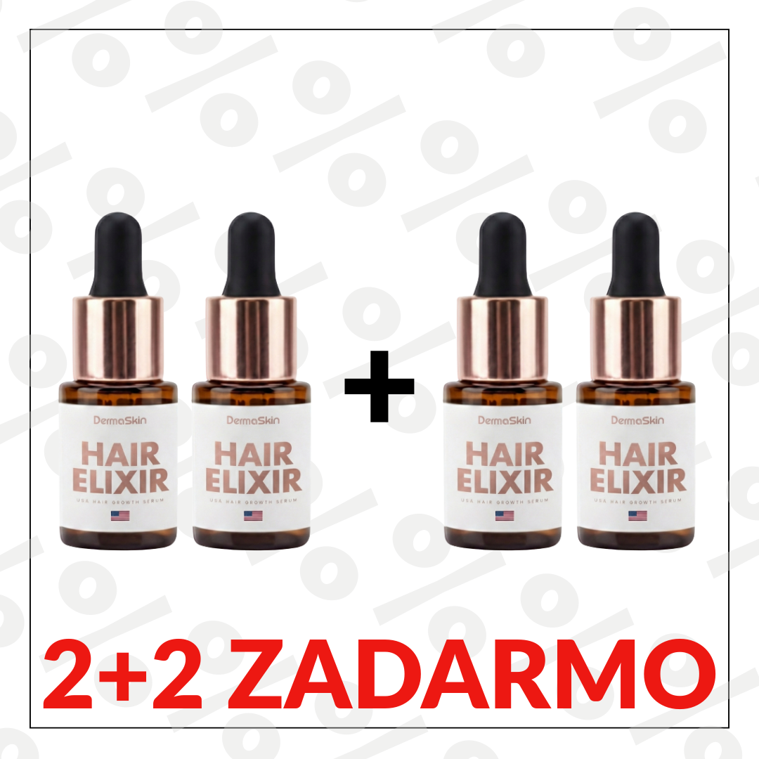2+2 Zadarmo USA Hair Elixir Pre Ženy – Mimoriadne Účinne Naštartuje Rast Vlasov A Zastaví Ich Vypadávanie