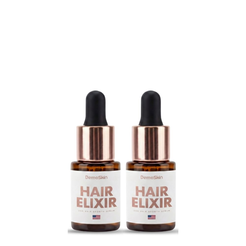 2 ks USA Hair Elixir Pre Ženy – Mimoriadne Účinne Naštartuje Rast Vlasov A Zastaví Ich Vypadávanie