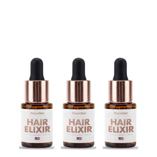 3 ks USA Hair Elixir Pre Ženy – Mimoriadne Účinne Naštartuje Rast Vlasov A Zastaví Ich Vypadávanie