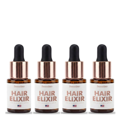 4 ks USA Hair Elixir Pre Ženy – Mimoriadne Účinne Naštartuje Rast Vlasov A Zastaví Ich Vypadávanie