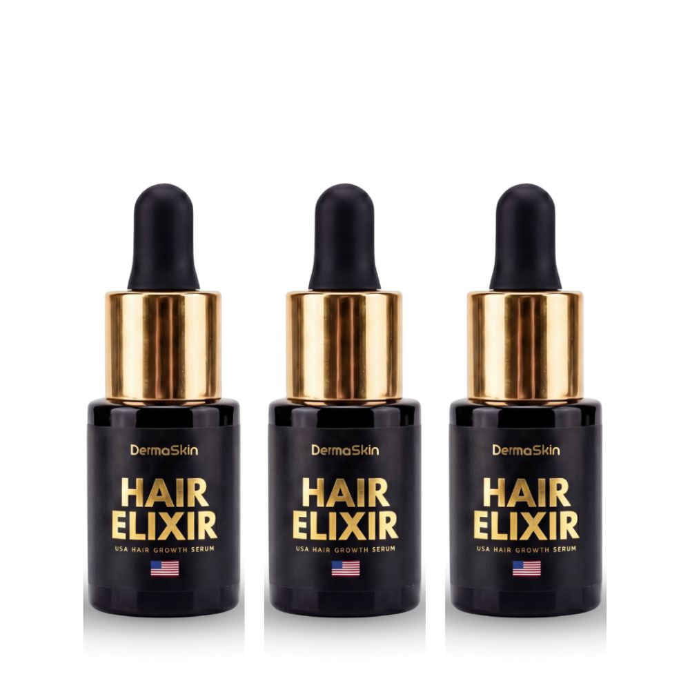 3 ks USA Hair Elixir pre mužov – extrémne účinne naštartuje rast vlasov a zastaví ich vypadávanie