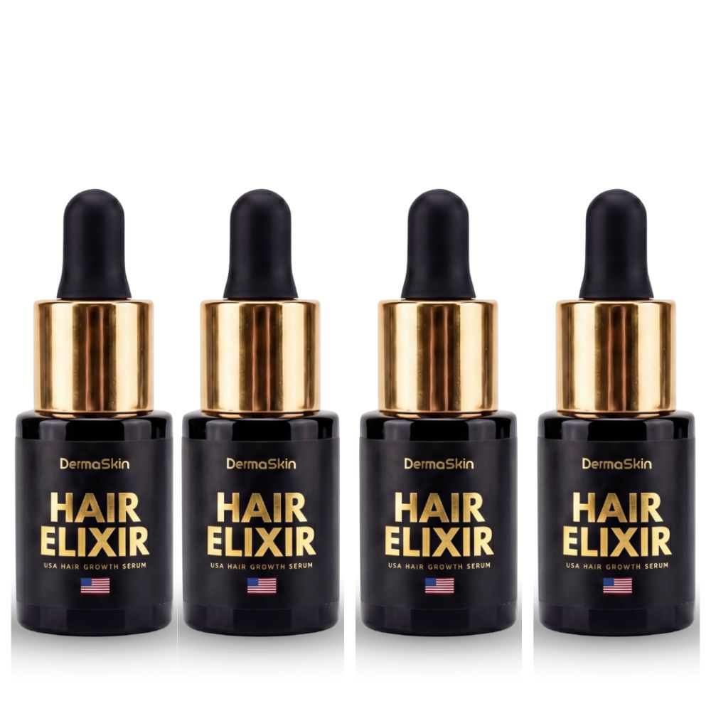 4 ks USA Hair Elixir pre mužov – extrémne účinne naštartuje rast vlasov a zastaví ich vypadávanie